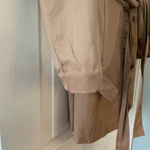 Anthropologie elevenses side zipper women’s trench coat - Picture 5 of 5